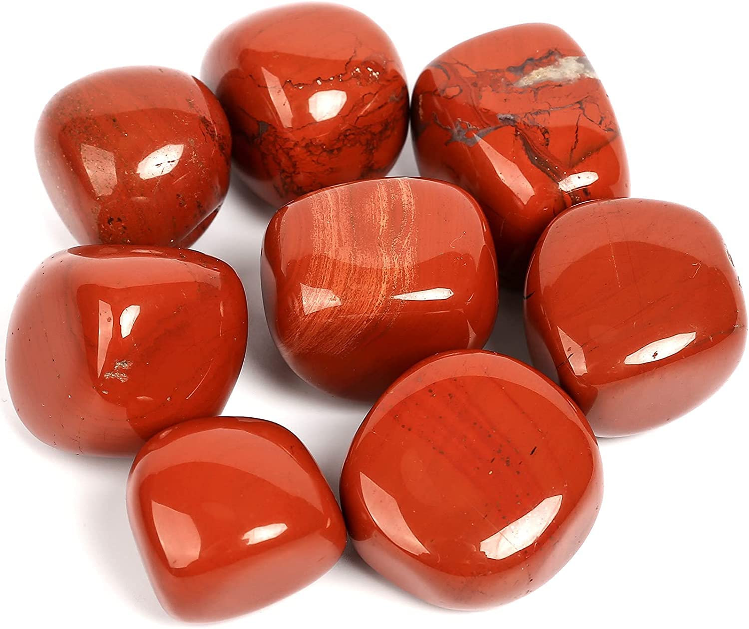 Divine Power Crystal Tumble Original GemStone For Manifestation, Healing and Meditation Red Jasper